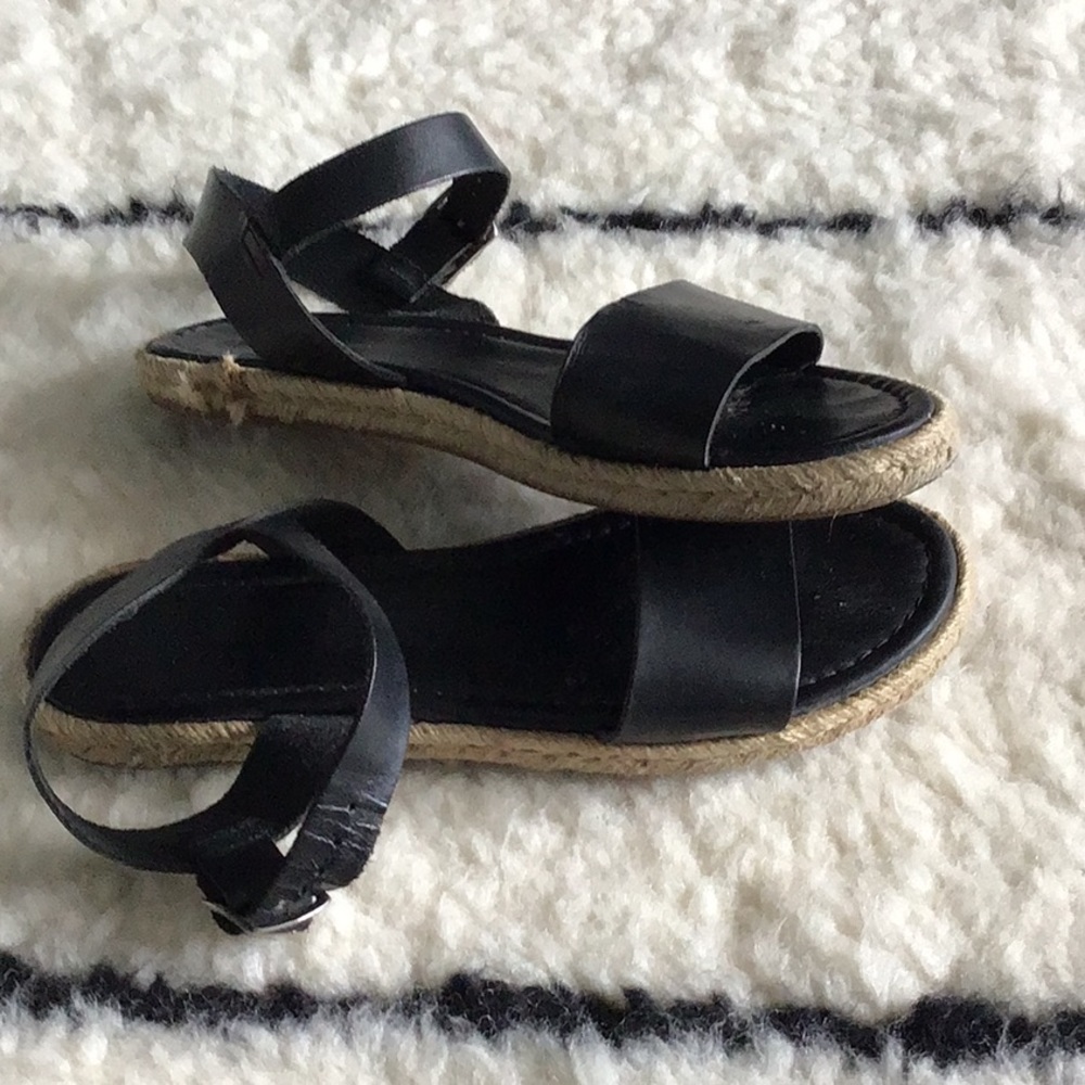 Barney’s black sandals